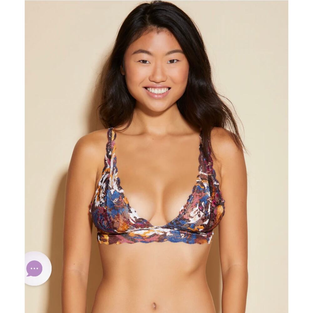 Cosabella NSN print tall triangle bralette NEVEP1321 African Tiger Large NWT